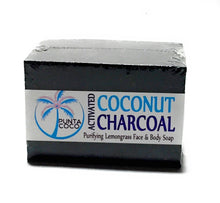 Cargar imagen en el visor de la galería, COCONUT CHARCOAL PURIFYING Face & Body Soap