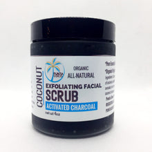 Cargar imagen en el visor de la galería, COCONUT CHARCOAL PURIFYING Face & Body Exfoliating Scrub