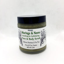 Cargar imagen en el visor de la galería, MORINGA & NEEM SOOTHING Face and Body Exfoliant