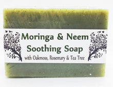 Cargar imagen en el visor de la galería, MORINGA & NEEM SOOTHING Coconut Soap
