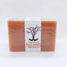Cargar imagen en el visor de la galería, PALO SANTOS & Moroccan red CLAY Coconut Soap